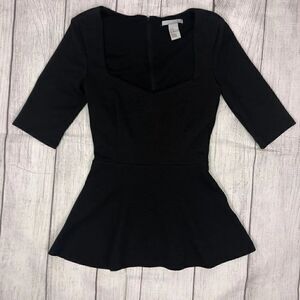 H&M 3/4 sleeve cinch waist with flare bottom sz XS